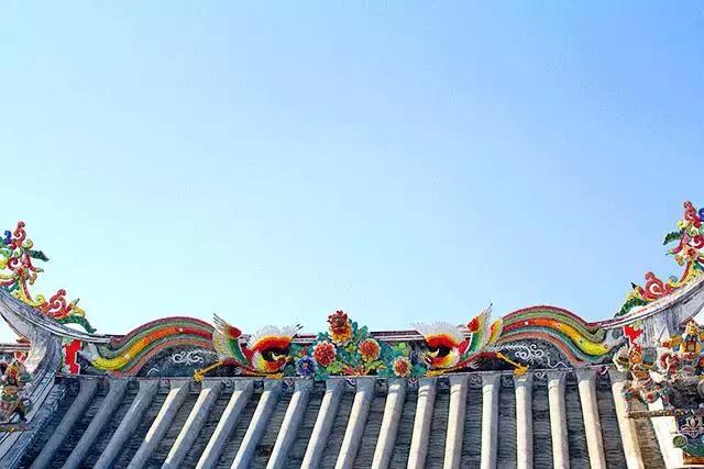 潮州嵌瓷，屋頂生花