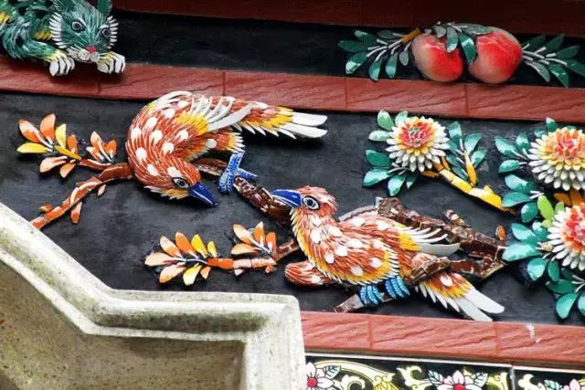 潮州嵌瓷，屋頂生花